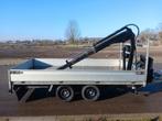 Henra aanhanger met hydraulische laadkraan, Auto diversen, Aanhangers en Bagagewagens, Ophalen, Gebruikt