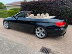 BMW 3-Serie 3.0 I 325i Cabrio AUT 2007 Zwart, Auto's, BMW, Beige, Cabriolet, 4 stoelen, Leder