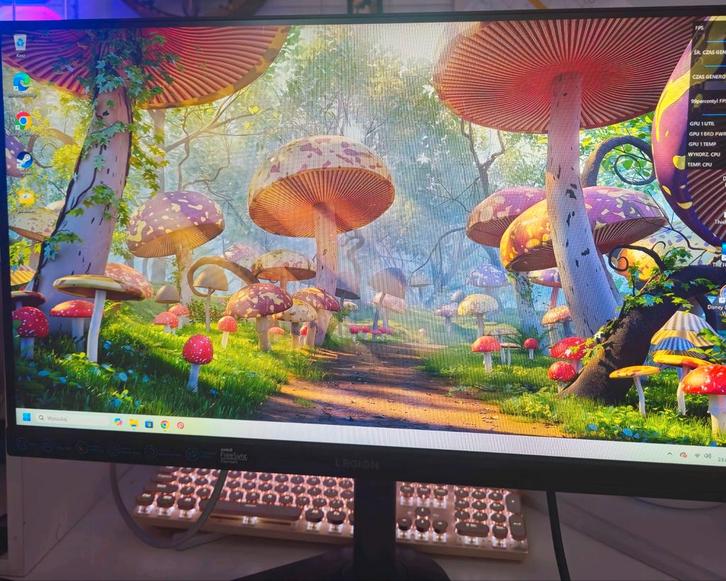 Monitor Lenovo Legion 24,5inch, Computers en Software, Monitoren, Zo goed als nieuw, 201 Hz of meer, DisplayPort, HDMI, Gaming
