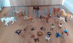 Schleich paarden met toebehoren, mensen, dieren, hekjes, Verzamelen, Dierenverzamelingen, Ophalen of Verzenden, Zo goed als nieuw