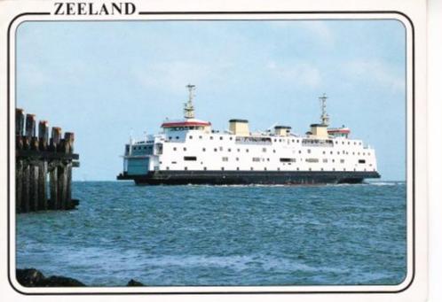 Veerboot VLISSINGEN-BRESKENS."Prinses Juliana". 09-09, Verzamelen, Ansichtkaarten | Nederland, Gelopen, Zeeland, Verzenden