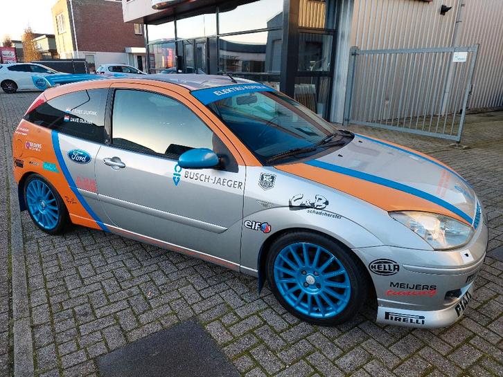 Ford Focus 2.0 St170 3D 2002 Grijs 191dkm NL auto, Auto's, Ford, Particulier, Focus, ABS, Airbags, Airconditioning, Alarm, Bluetooth