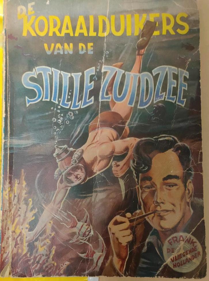 Frank de Vliegende Hollander - Koraalduikers 1955, Boeken, Stripboeken, Gelezen, Eén stripboek, Ophalen of Verzenden