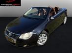 Volkswagen Eos 2.0-16v FSI LEER AIRCO 6 VERSN, Auto's, Voorwielaandrijving, 4 cilinders, 4 stoelen, Zwart
