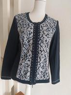 Marine blauw vest/jasje met print maat S/M Gelco, Blauw, Gelco, Ophalen of Verzenden, Maat 36 (S)