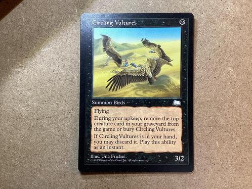 1x Circling Vultures (Excellent), Hobby en Vrije tijd, Verzamelkaartspellen | Magic the Gathering, Zo goed als nieuw, Losse kaart