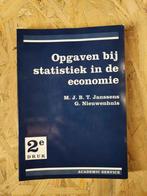 Opgaven bij statistiek in de economie  – Boek, Gelezen, Natuurwetenschap