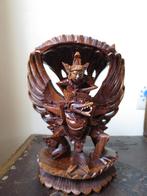 mooi uit hard hout gesneden beeld 25/18 cm, Antiek en Kunst, Ophalen of Verzenden