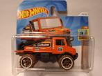 Mercedes Benz UNIMOG 1300 HW Hot Trucks Hot Wheels oranje 3", Ophalen of Verzenden, Nieuw, Bus of Vrachtwagen