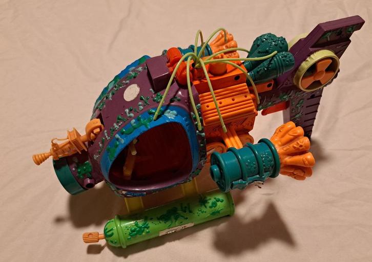 Lot Toxic Crusaders Dr Killemoff Ninja Turtles Avenger Pizza, Kinderen en Baby's, Speelgoed | Actiefiguren, Gebruikt, Ophalen of Verzenden