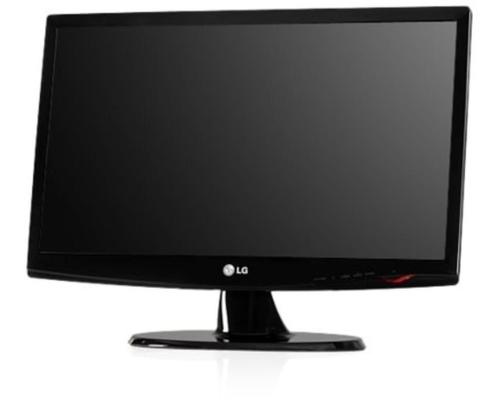 LG W2443T-PF Zwart 24 inch DVI Monitor, Computers en Software, Monitoren, Gebruikt, 60 Hz of minder, DVI, VGA, Kantelbaar, TN