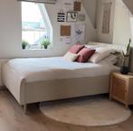 Bed Lieke van Leen Bakker 180x200, Ophalen, Beige, Tweepersoons, Zo goed als nieuw