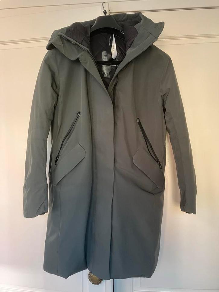Krakatau Winter Parka Dames Maat M - Donkergroen/Grijs, Kleding | Dames, Jassen | Winter, Zo goed als nieuw, Maat 38/40 (M), Overige kleuren