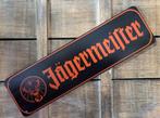 Jagermeister logo oranje reclamebord van metaal wandbord, Info@deconoord.nl, Deco Noord, Nieuw, Ophalen of Verzenden