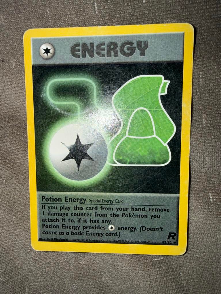 Potion Energy - 82/82 Team Rocket, Ophalen of Verzenden, Gebruikt, Losse kaart