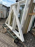 Hoek kozijn met draai/kiep raam, Doe-het-zelf en Verbouw, Kozijnen en Schuifpuien, Ophalen, Zo goed als nieuw, 75 tot 150 cm, Hout