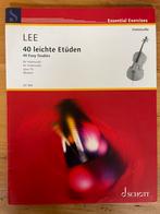 40 Leichte Etüden Opus 70 voor Cello - Lee, Muziek en Instrumenten, Klassiek, Ophalen of Verzenden, Zo goed als nieuw, Artiest of Componist