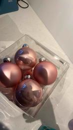 Kerstbal bubblegumroze 12x, Diversen, Kerst, Ophalen of Verzenden, Zo goed als nieuw