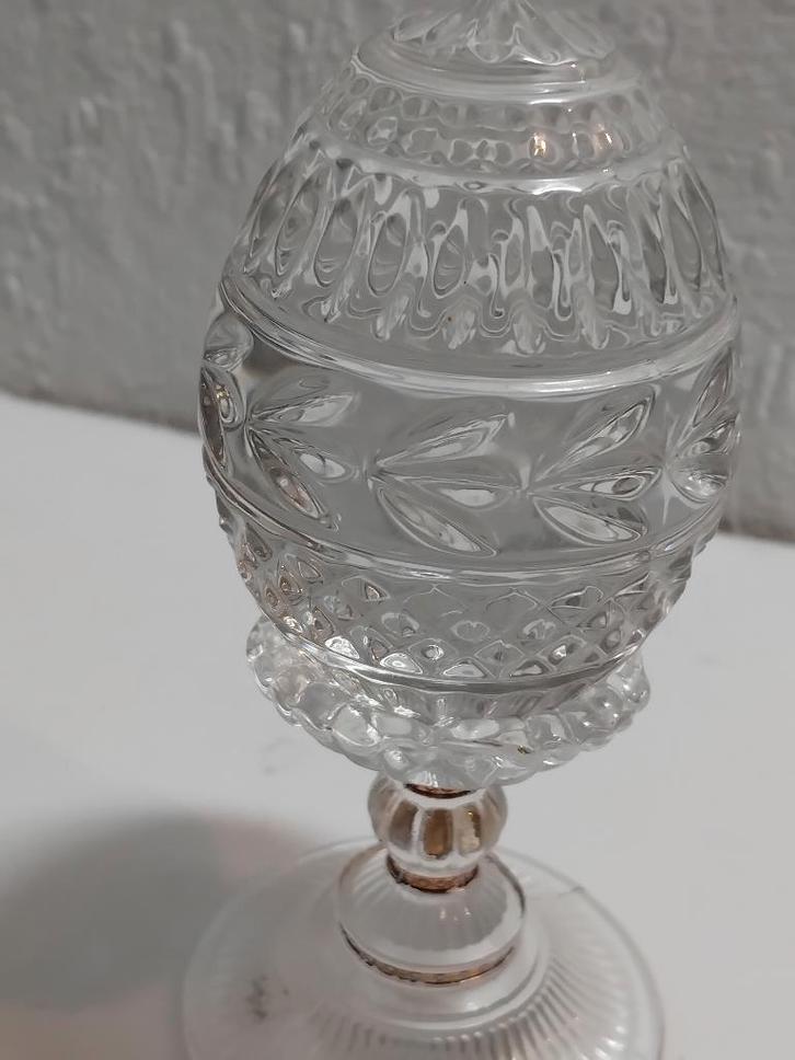 Franklin mint kristallen Faberge ei, Antiek en Kunst, Curiosa en Brocante, Ophalen of Verzenden