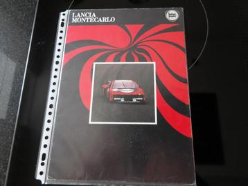 Lancia Monte Carlo - Brochure  beschikbaar voor biedingen