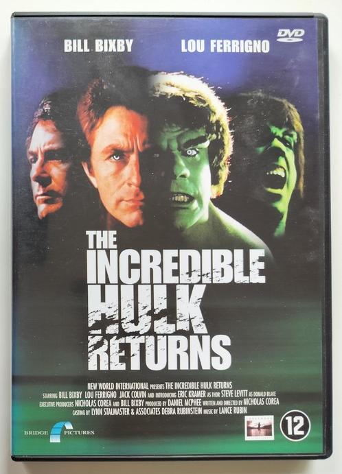The Incredible Hulk Returns (1988), Cd's en Dvd's, Dvd's | Actie, Zo goed als nieuw, Actie, Vanaf 12 jaar, Ophalen of Verzenden