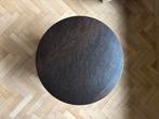Donkerbruine salontafel IKEA Jakobsfors, Huis en Inrichting, Ophalen, 50 tot 100 cm, Rond, 50 tot 100 cm