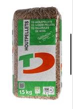 Ten Damme houtpellets (bruin) ENplus A1 990 kg., Ophalen, Hout