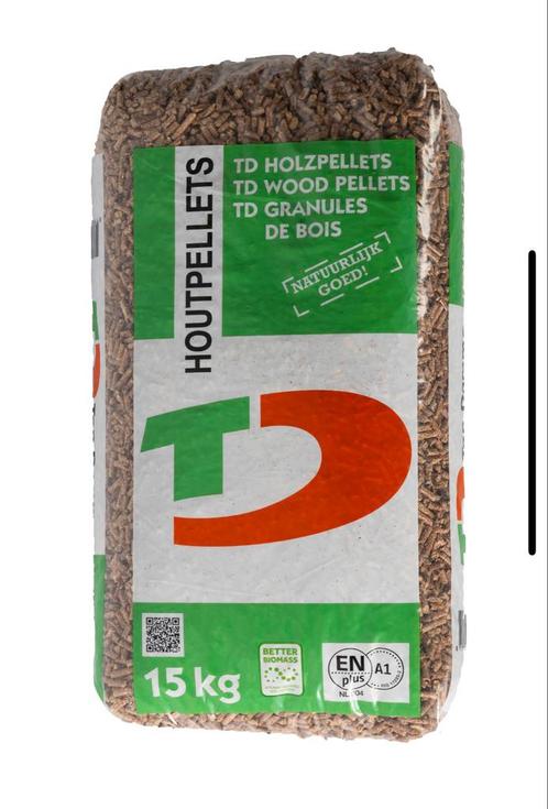 Ten Damme houtpellets (bruin) ENplus A1 990 kg., Huis en Inrichting, Kachels, Hout, Ophalen