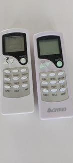2 Chigo airco afstandsbedieningen, Ophalen, Minder dan 60 m³, 3 snelheden of meer, Zo goed als nieuw