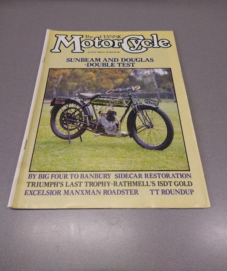 The Classic Motorcycle augustus 1986, Boeken, Motoren, Gelezen, Verzenden