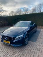 Mercedes-Benz C-klasse 220d 2017 Blauw, Auto's, Mercedes-Benz, Automaat, 1800 kg, Beige, Leder