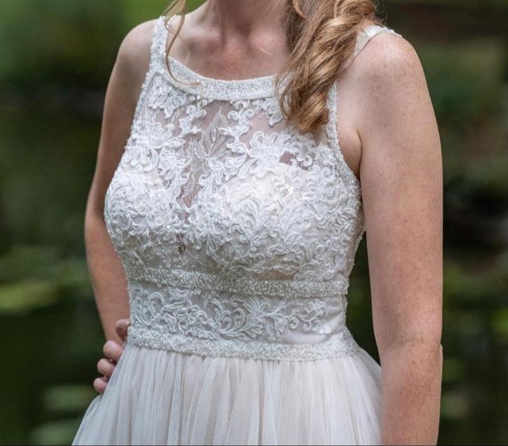 Rosa Clara Domit Trouwjurk, Kleding | Dames, Trouwkleding en Trouwaccessoires, Zo goed als nieuw, Trouwjurk, Wit, Ophalen of Verzenden