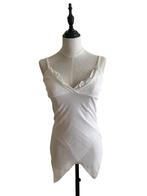 Y2K Fou de Filles Top maat S, Verzenden, Wit, Maat 36 (S), Zonder mouw