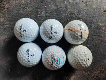 6 Golfballen  beschikbaar voor biedingen