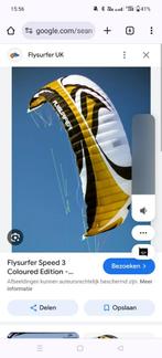Flysurfer speed 3 deluxe 21m, Ophalen of Verzenden, 16 m² of meer, Zo goed als nieuw, Geen board
