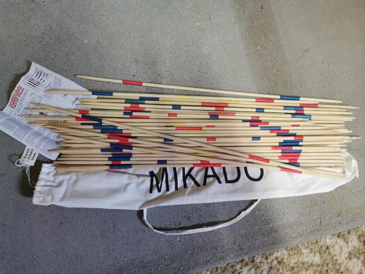 Mikado, Kinderen en Baby's, Speelgoed | Houten speelgoed, Zo goed als nieuw, Overige typen, Ophalen of Verzenden