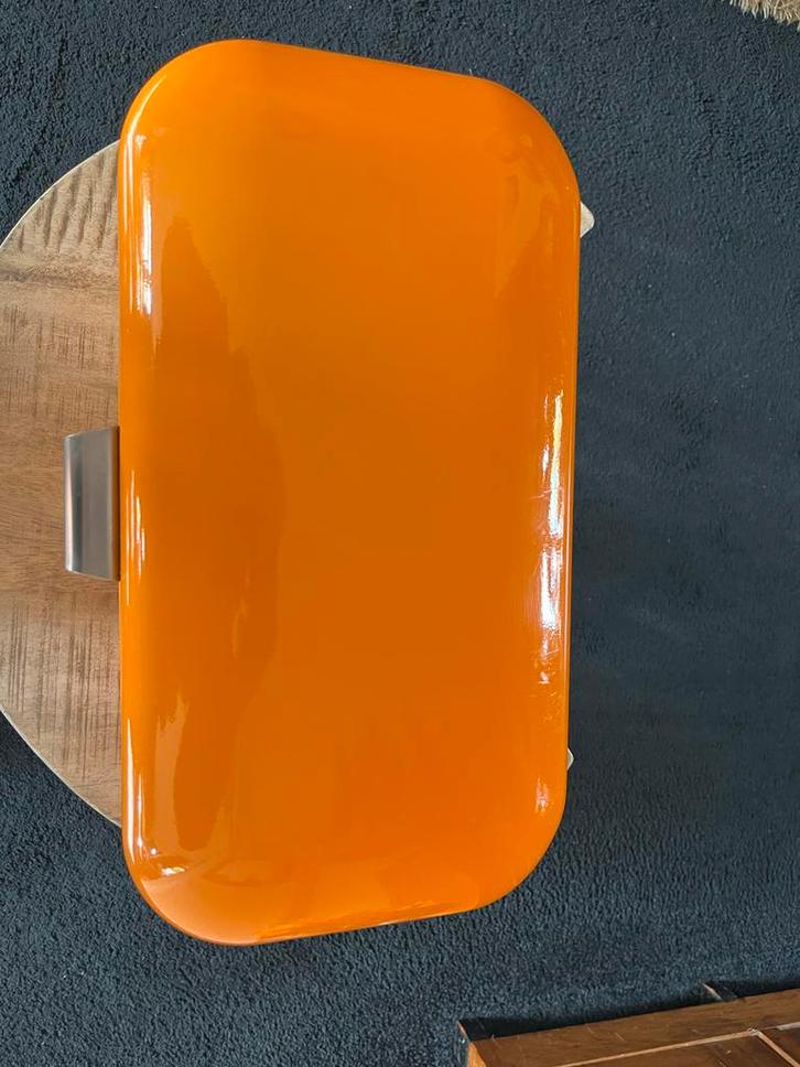 Oranje Broodtrommel - Vintage Stijl van Wesco Grandy, Huis en Inrichting, Keuken | Keukenbenodigdheden, Zo goed als nieuw, Ophalen of Verzenden