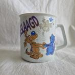 Leuke geslaagd beker met hond, kat en muis #179, Huis en Inrichting, Keuken | Servies, Gebruikt, Ophalen of Verzenden, Overige stijlen