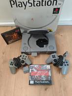 Playstation 1 in doos met 2 controllers en 3 top titels!, Spelcomputers en Games, Spelcomputers | Sony PlayStation 1, Ophalen of Verzenden