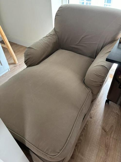 Bruine chaise longue - gratis af te halen, Huis en Inrichting, Banken | Sofa's en Chaises Longues, Gebruikt, Eenpersoons, Minder dan 150 cm
