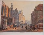 Poster dagelijkse groenmarkt Denhaag 50x70cm, Ophalen of Verzenden, Voor 1940