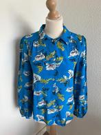 King Louie maat 40 blauwe lelie blouse 2623, Maat 38/40 (M), Blauw, Ophalen of Verzenden, Zo goed als nieuw