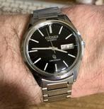 Citizen Crystron Quartz., Staal, Gebruikt, Staal, Verzenden