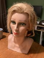 Vintage oefenhoofd voor kappers, Hobby en Vrije tijd, Ophalen of Verzenden, Gebruikt, Persoonlijke verzorging