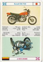 C434 motorkaartje 2c bmw r 80/7 - suzuki gs 750, Ophalen of Verzenden, Zo goed als nieuw