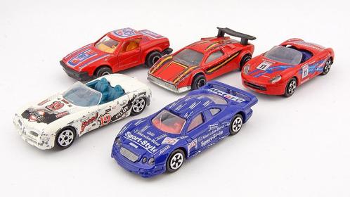 Majorette Div. sportwagen modelletjes - T.E.A.B., Hobby en Vrije tijd, Modelauto's | Overige schalen, Gebruikt, Auto, Ophalen of Verzenden