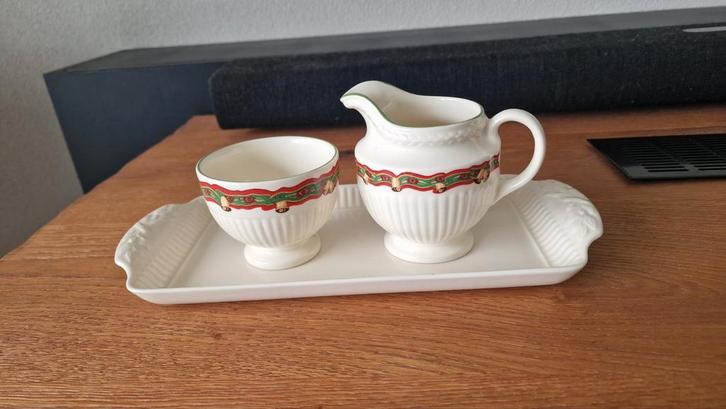 Christmas time kerst compleet roomstel kerstservies, Huis en Inrichting, Keuken | Servies, Zo goed als nieuw, Overige typen, Wedgwood