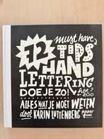 Handlettering Doe je zo! Karin Luttenberg, Ophalen, Zo goed als nieuw, Tekenen en Schilderen
