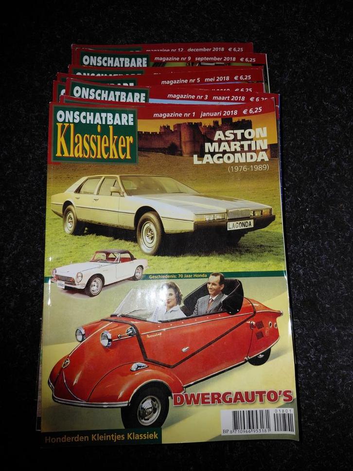Onschatbare Klassieker Magazine - Aston Martin Lagonda, Boeken, Auto's | Boeken, Gelezen, Ophalen of Verzenden