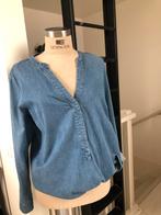 Pieszak spijkerblouse ZGAN, Blauw, Maat 38/40 (M), Ophalen of Verzenden, Zo goed als nieuw